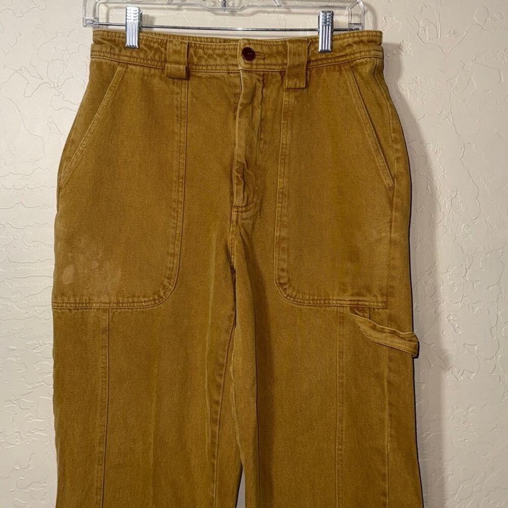 Alex Mill Phoebe Painter Pants in a golden brown wash size 4. - Picture 2 of 11